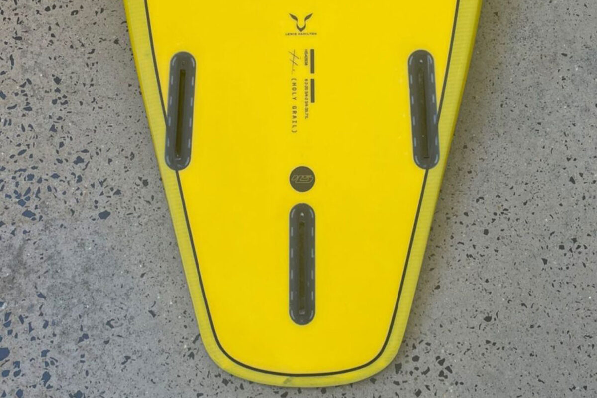 Lewis Hamilton Scores One Of A Kind, Australian-Made Surfboard