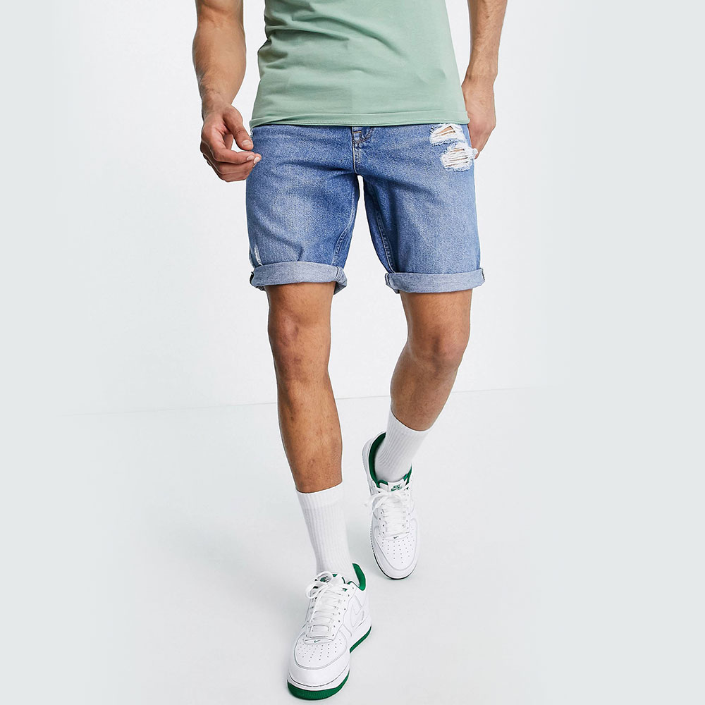 Dmarge best-denim-shorts-men ASOS Design