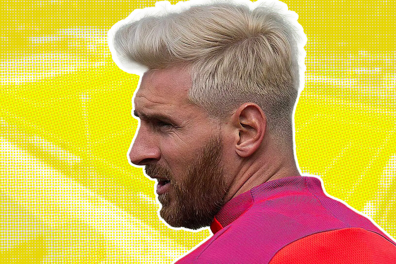 Fans React to Lionel Messi's Bold New Hair Color - wide 5