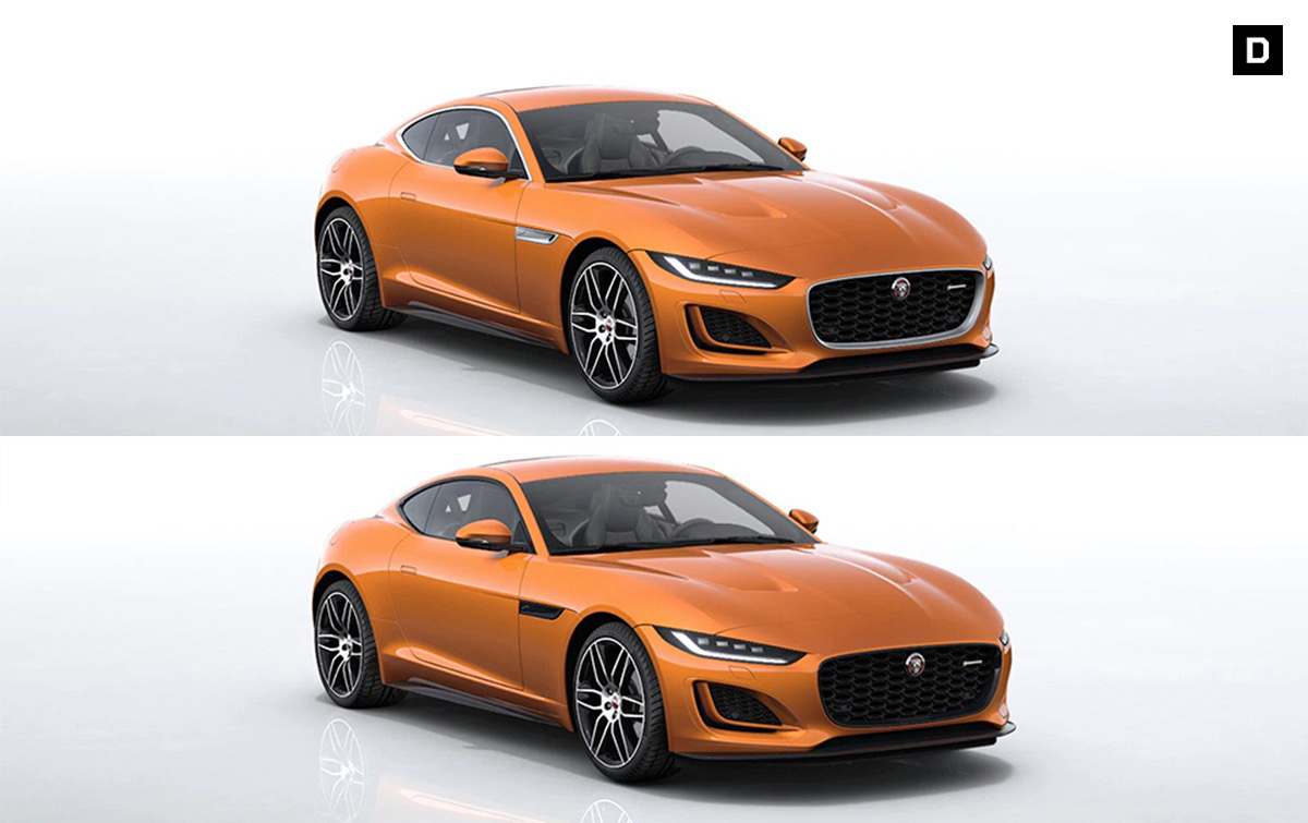 Orange Jaguar F Type