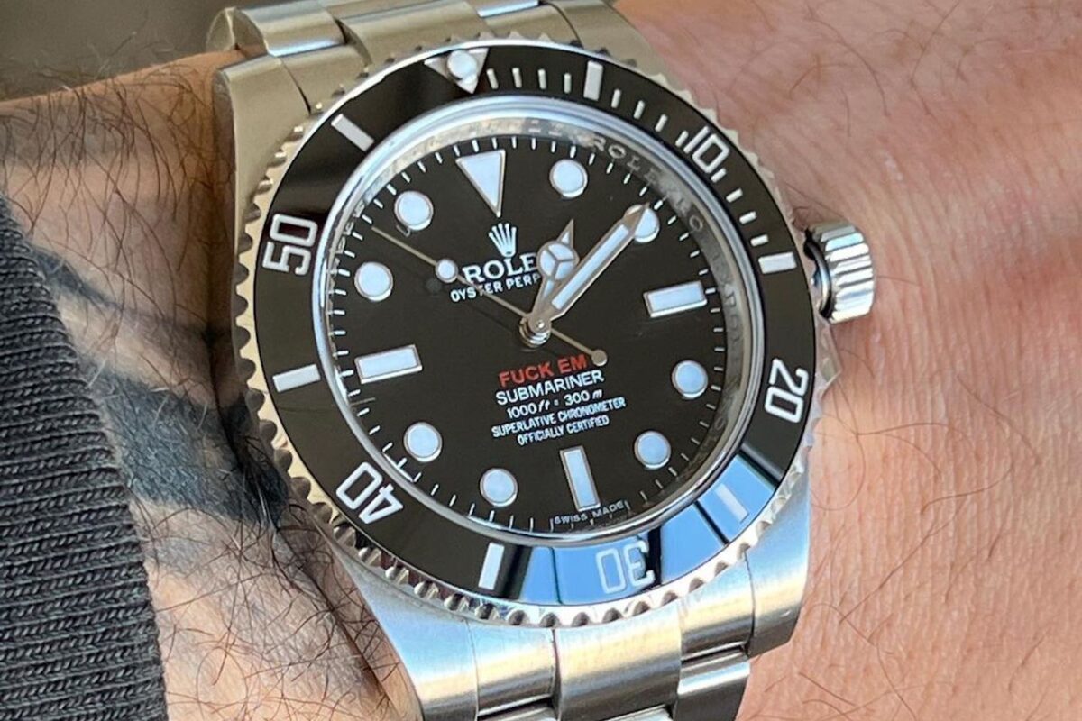 This Rare Supreme-Branded Rolex May Be The Most Obnoxious Watch Ever