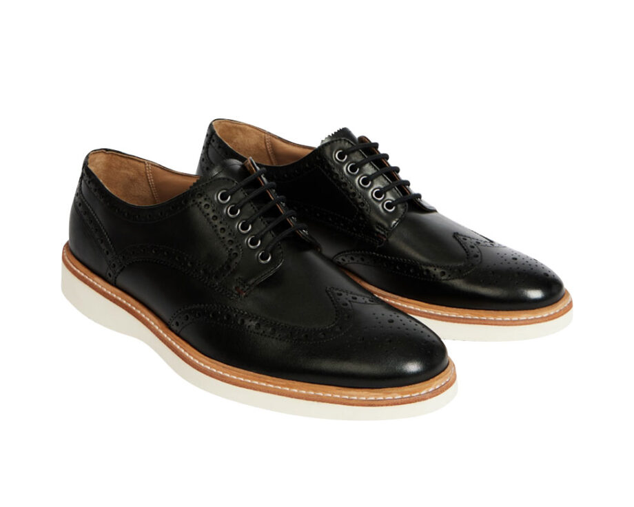 Black Ted Baker Brogue Shoes