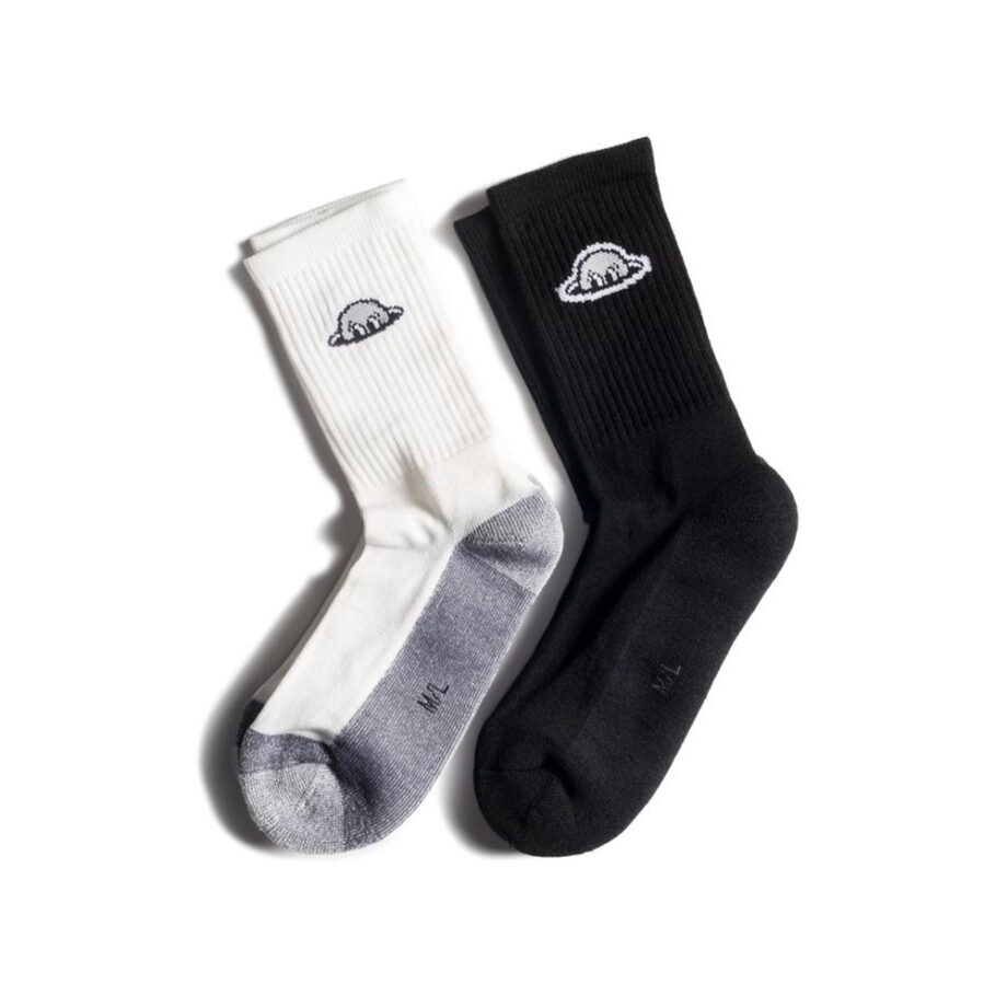 white black Radmor golf socks