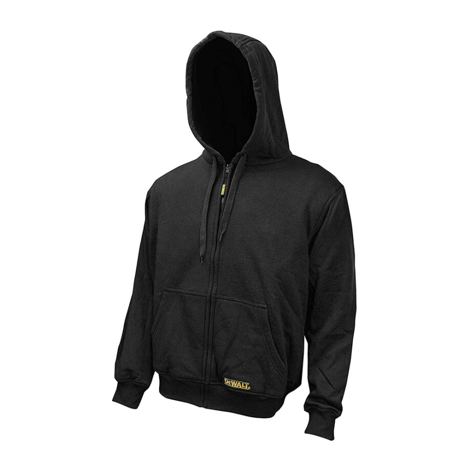 Black DEWALT heated jacket
