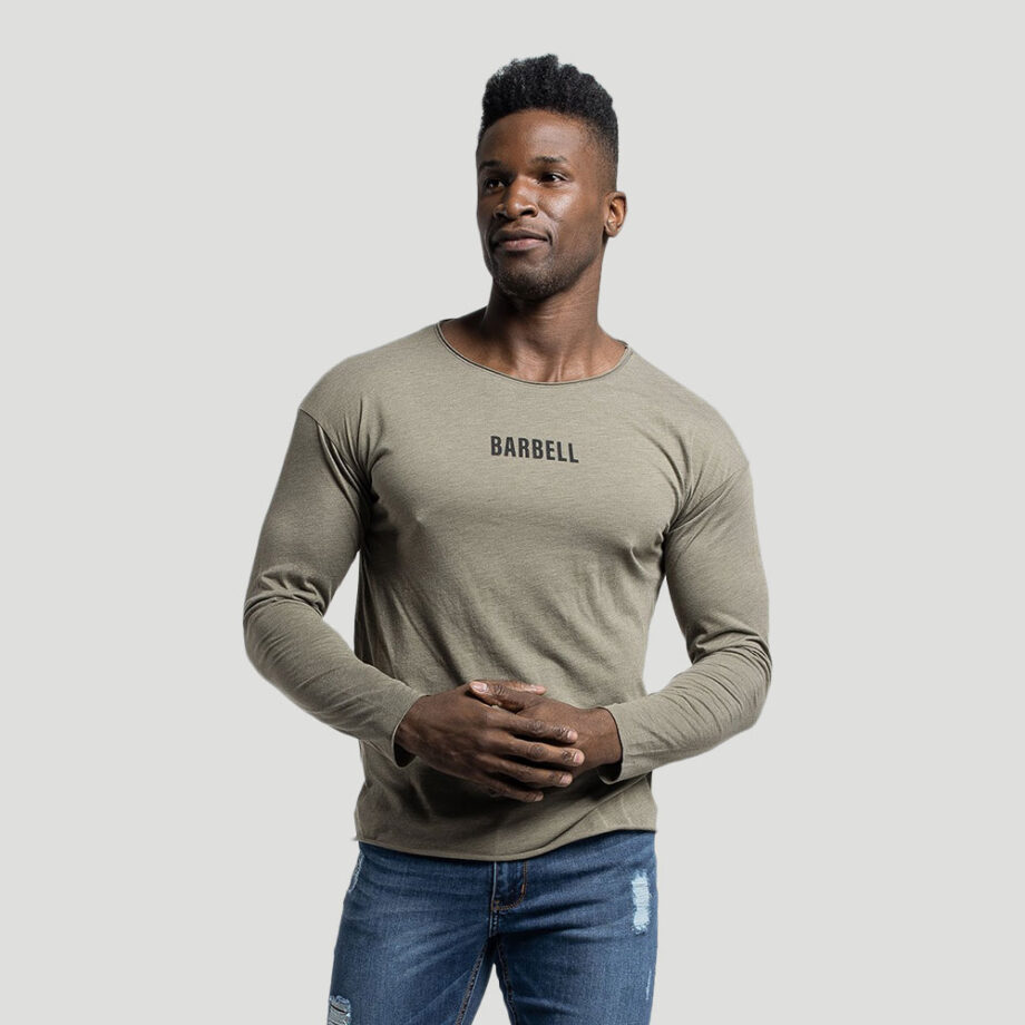 Men's Long Sleeve Gym T Shirt Lightweight Active Baselayer Top 