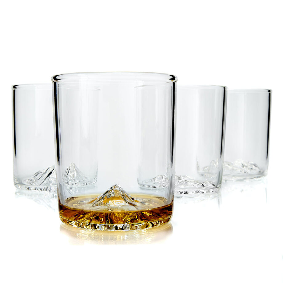 American Mountains Whisky Glasses Set