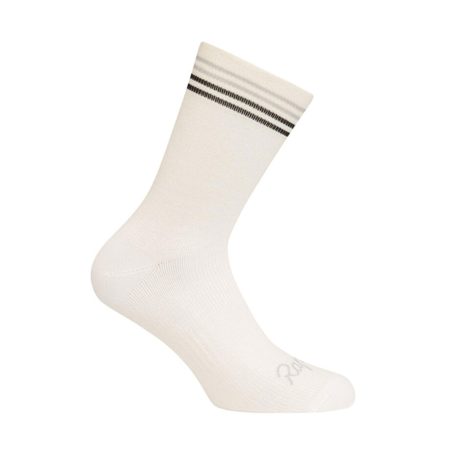 White Rapha Cycling Socks