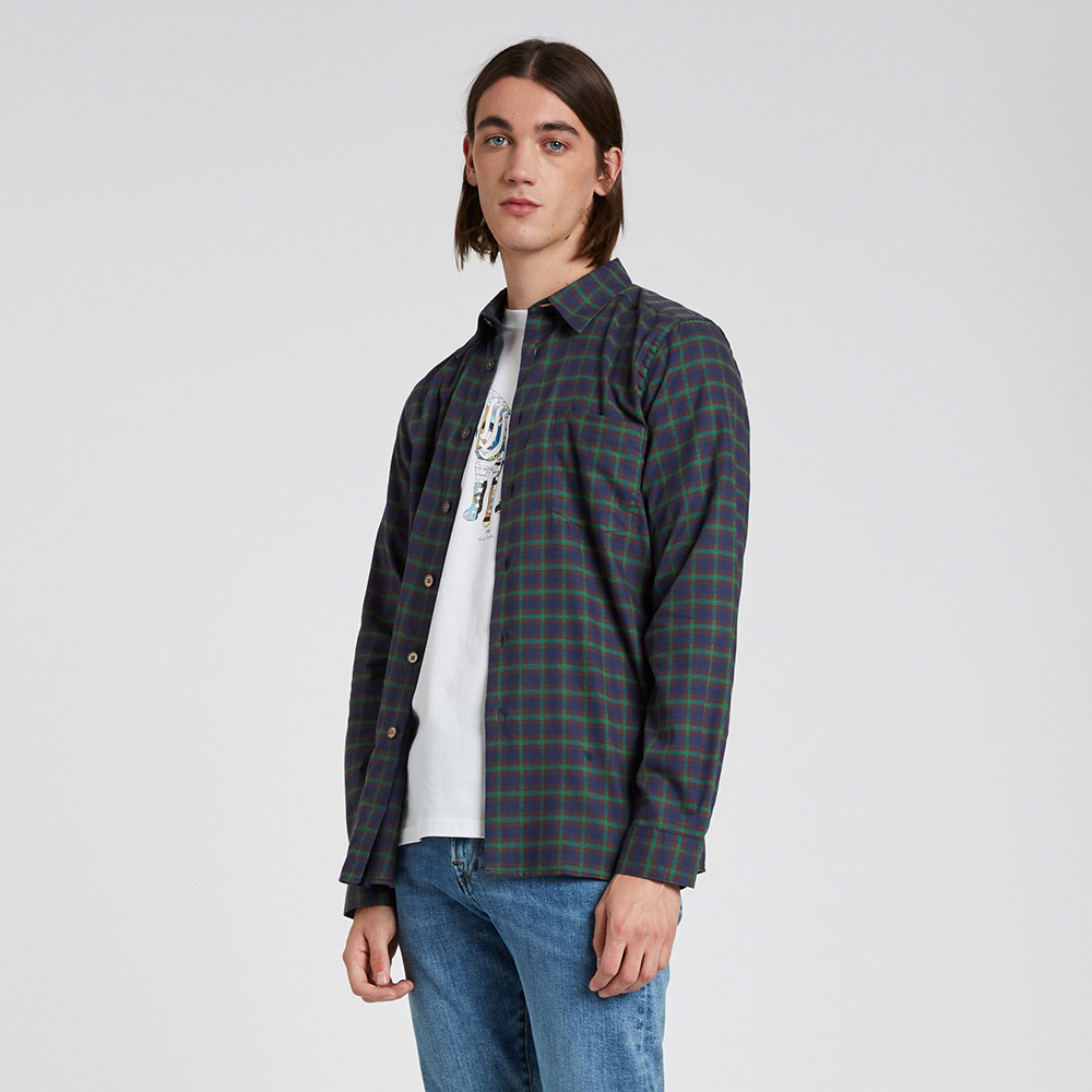 Blue and Green Todd Snyder Plaid Shirt