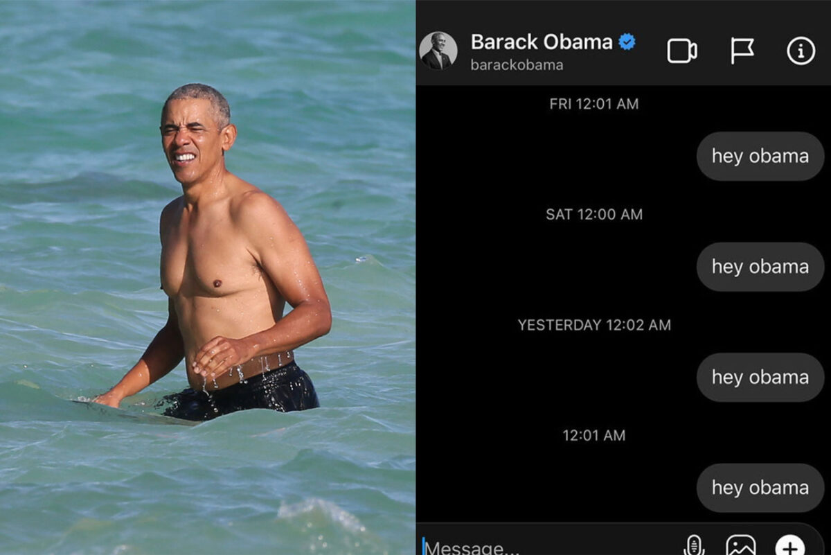 Barack Obama Studiously Ignores Instagram User’s Bizarre Attempt To Slide Into His DMs