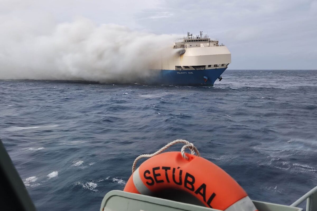 Porsche Cargo Ship Fire Still Blazing Because Of Electric Car ‘Quirk’