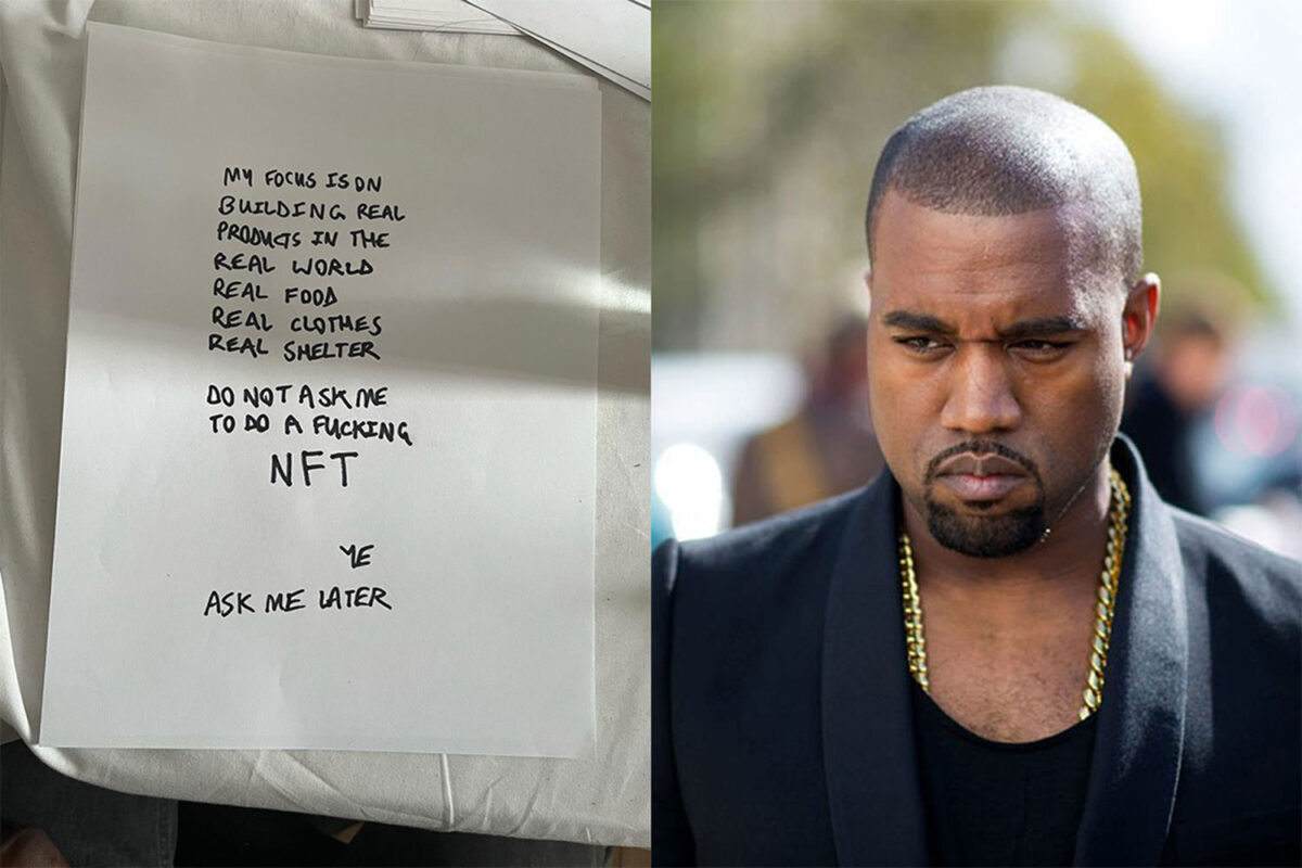 ‘Do Not Ask Me To Do An NFT’: Kanye West Explodes On Instagram