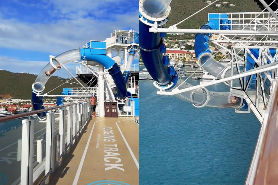 Cruise Ship Waterslide Sends Woman 'Straight To Hell'