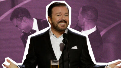 Everyone’s Favourite Jerk Ricky Gervais Weighs In On Will Smith Fiasco