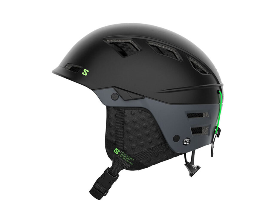 Black Salomon Ski Helmet