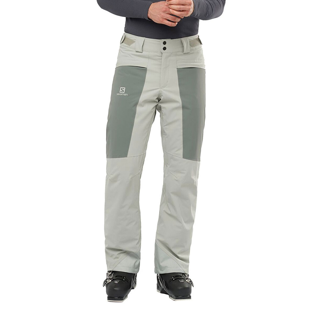 Gray Salomon Ski Pants