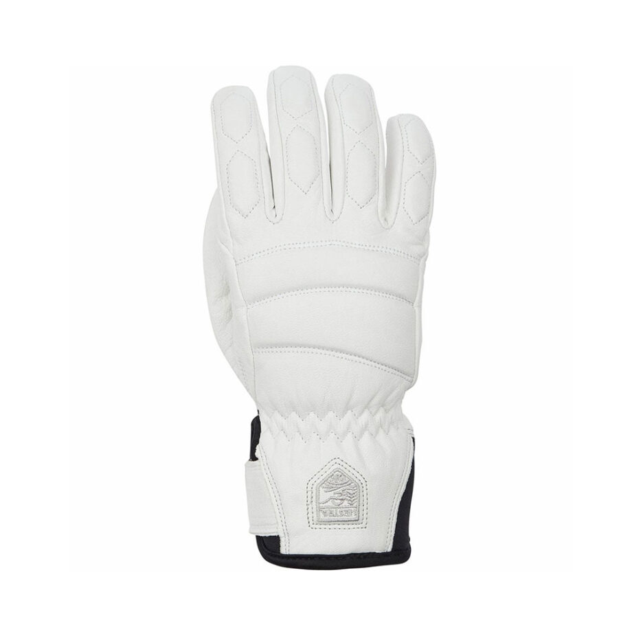 White Hestra Ski Gloves