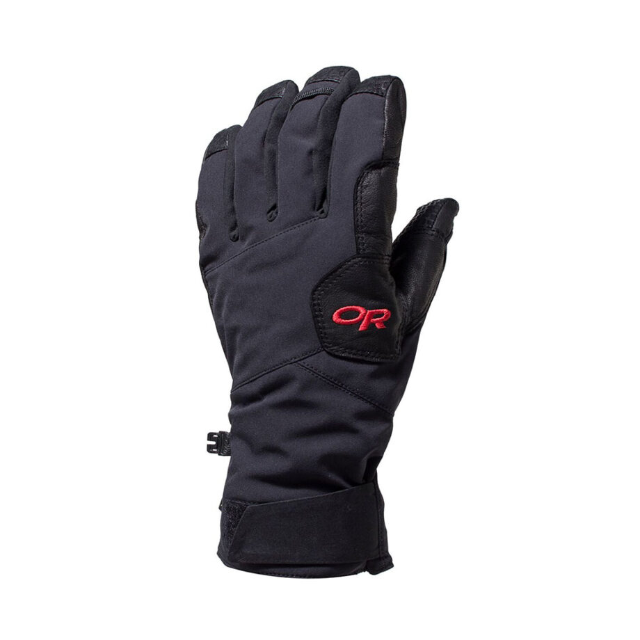Black Outdoor Research Ski Gloves