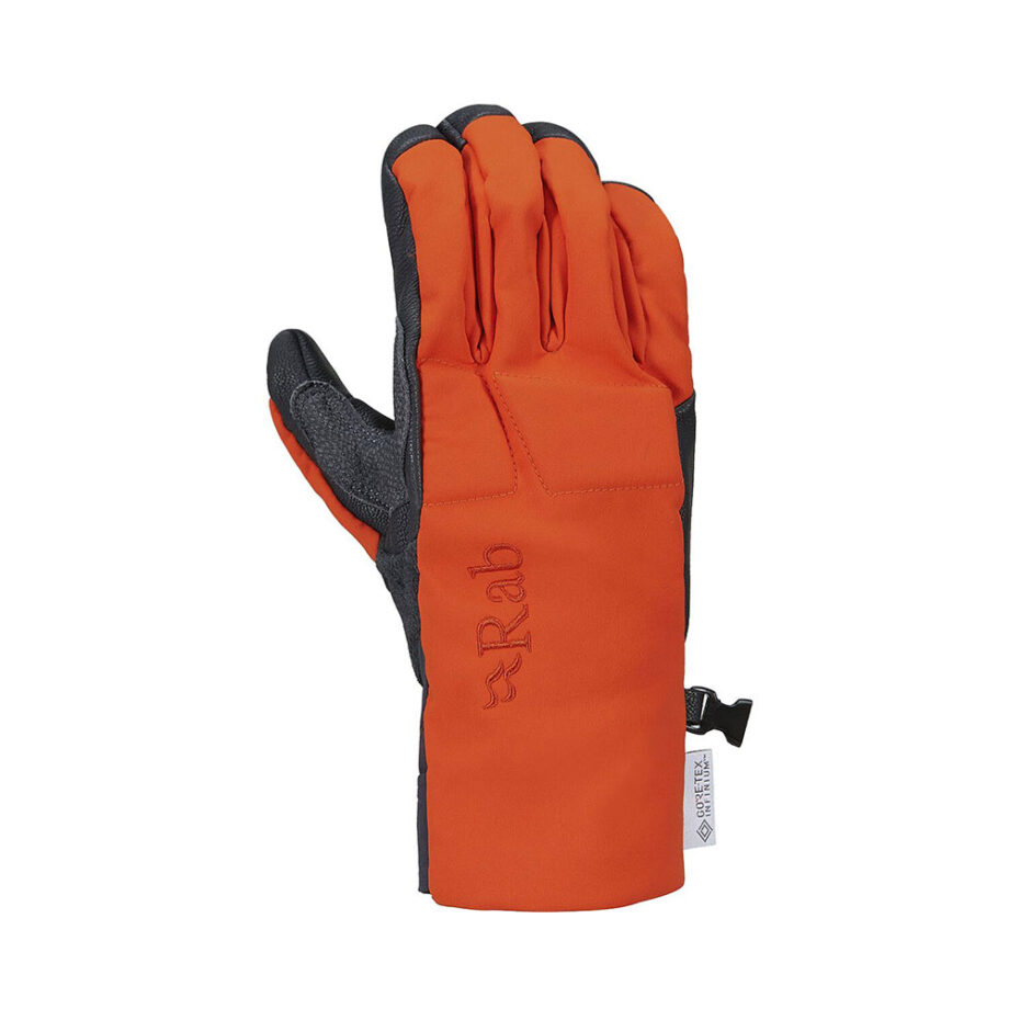 Orange Rab Ski Gloves