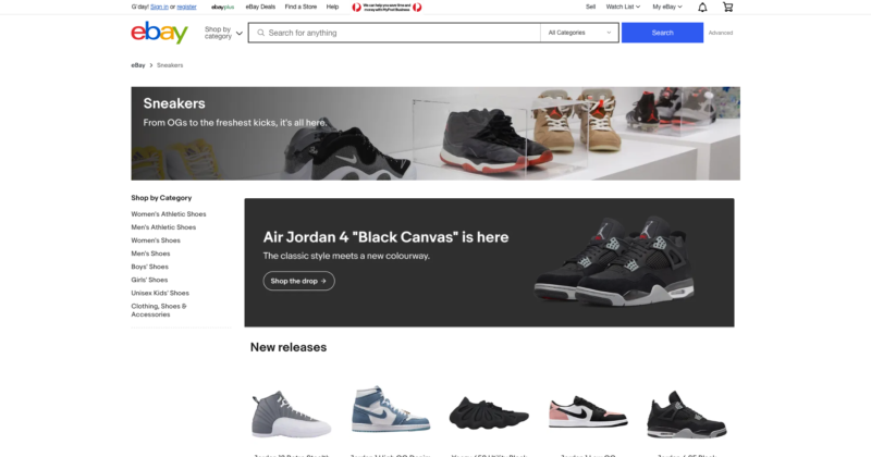 authentic online sneaker stores