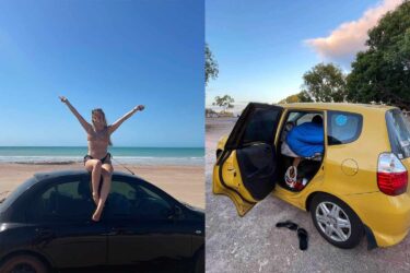 Woman Proves You Don’t Need An SUV To Drive All Around Australia