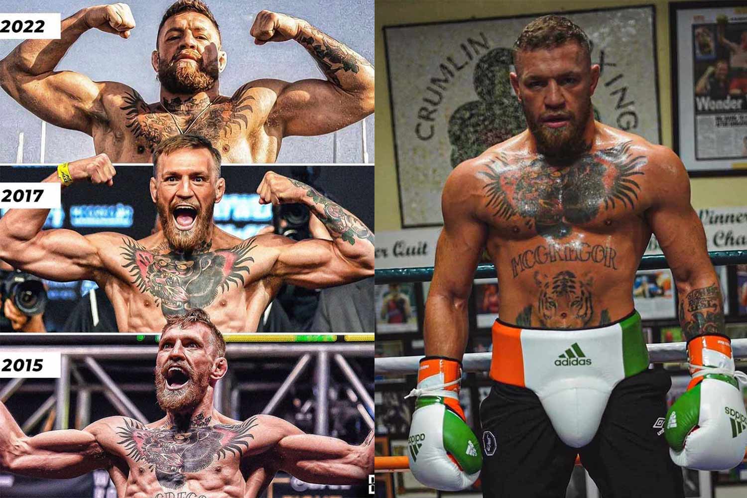Conor McGregor’s Surprising 7 Year Body Transformation