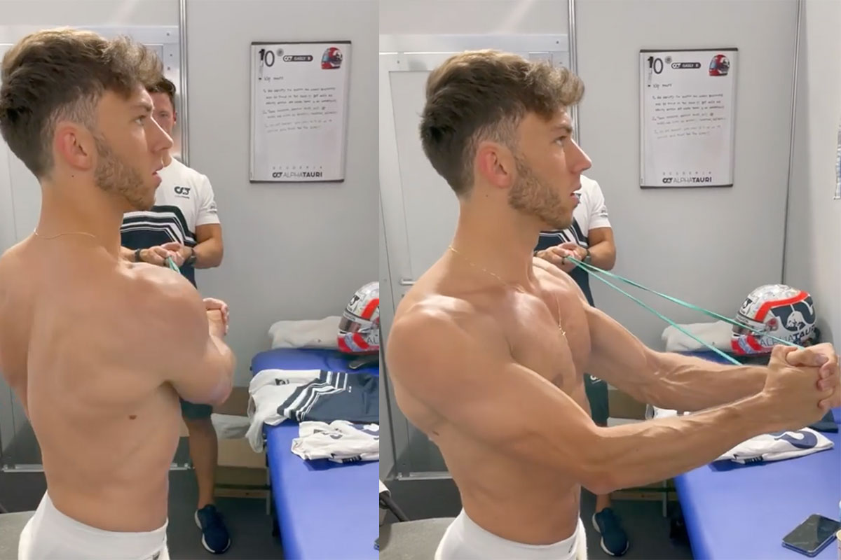 Pierre Gasly Shows Off Underrated Core Exercise You’re Not Doing