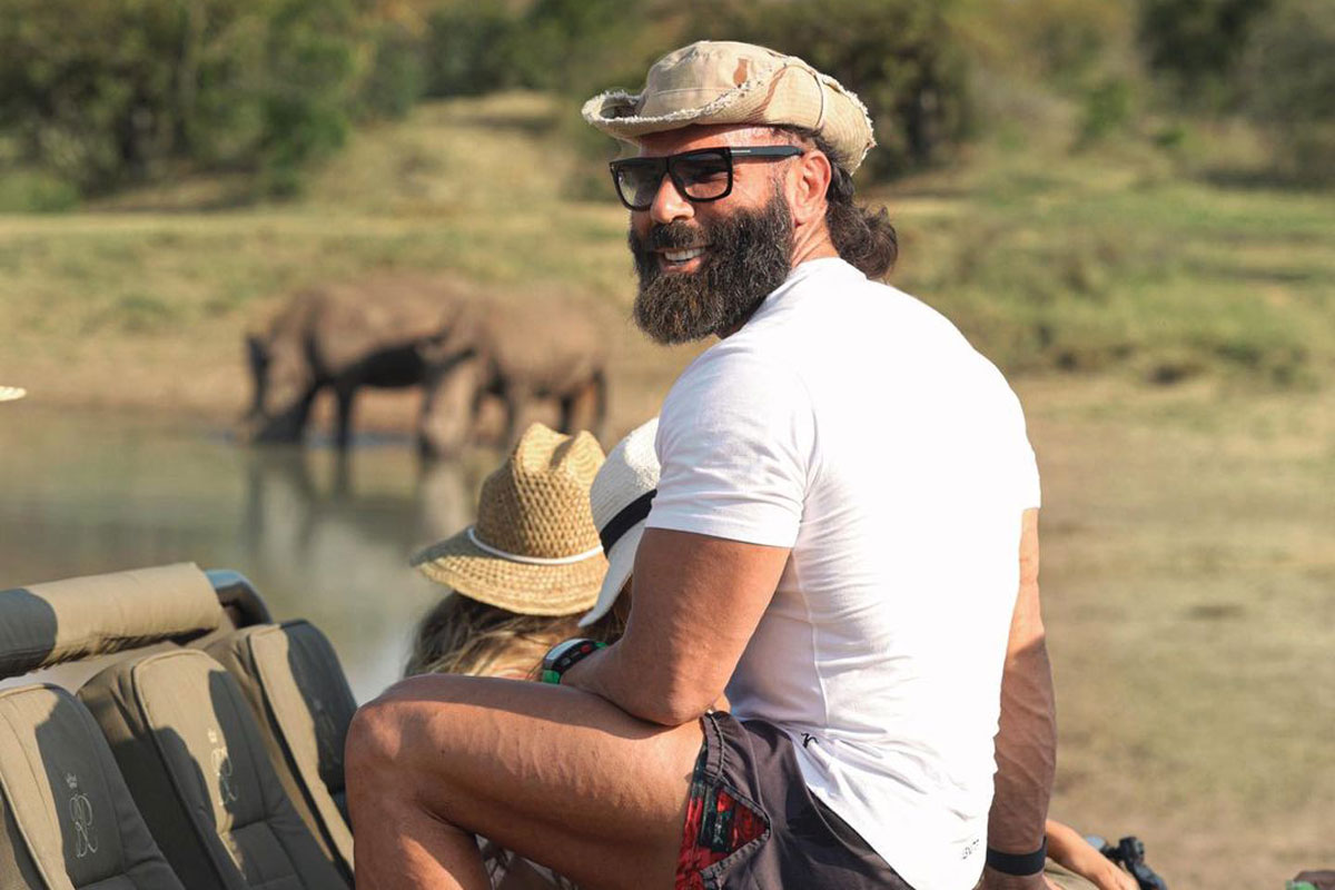 Dan Bilzerian on Safari