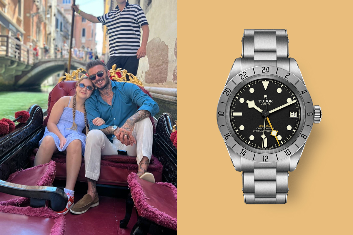 David Beckham Spotted Wearing Tudor’s ‘Perfect Travel Watch’ On Holiday