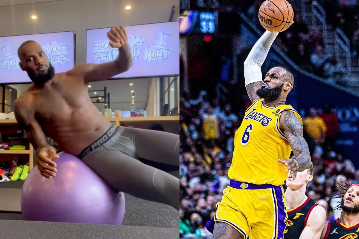 LeBron James’ ‘Sexy’ Home Workout Leaves Nothing To The Imagination