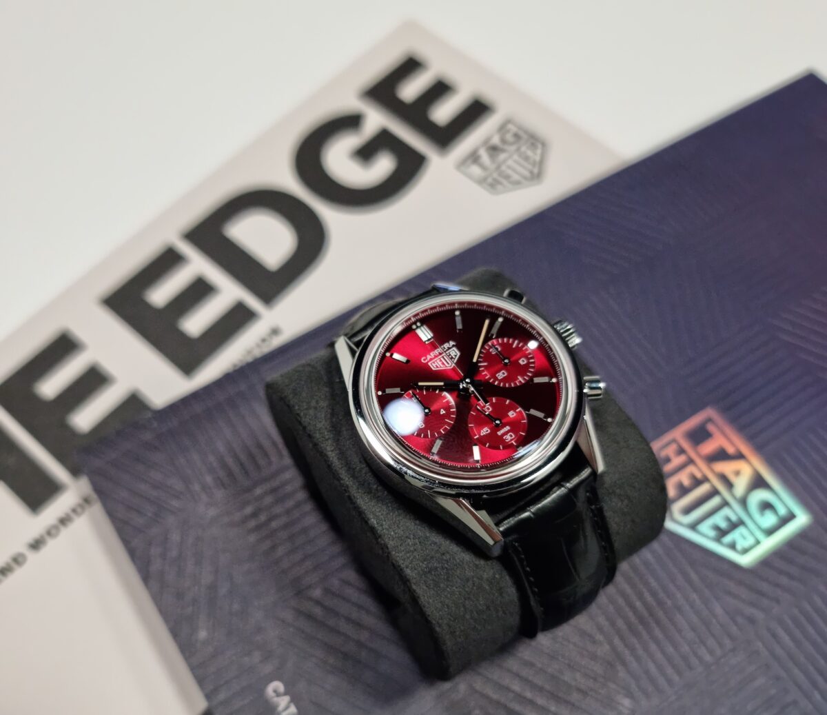 Bloody Hell: TAG Heuer's New Red Dial Watch Is Something Different - DMARGE