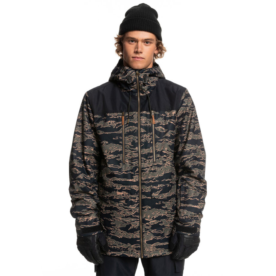Brown Quiksilver Snowboard Jacket
