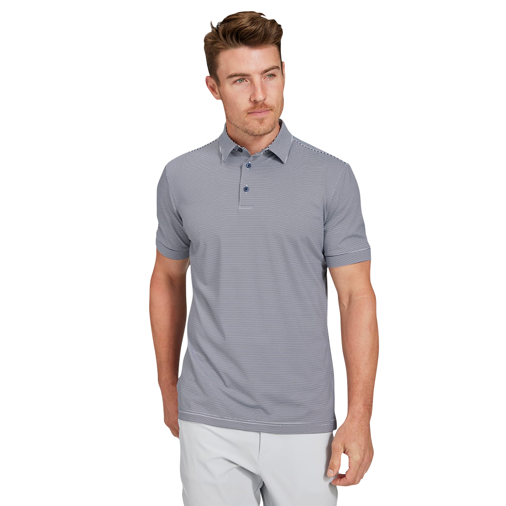 gray Mizzen & Main polo shirt