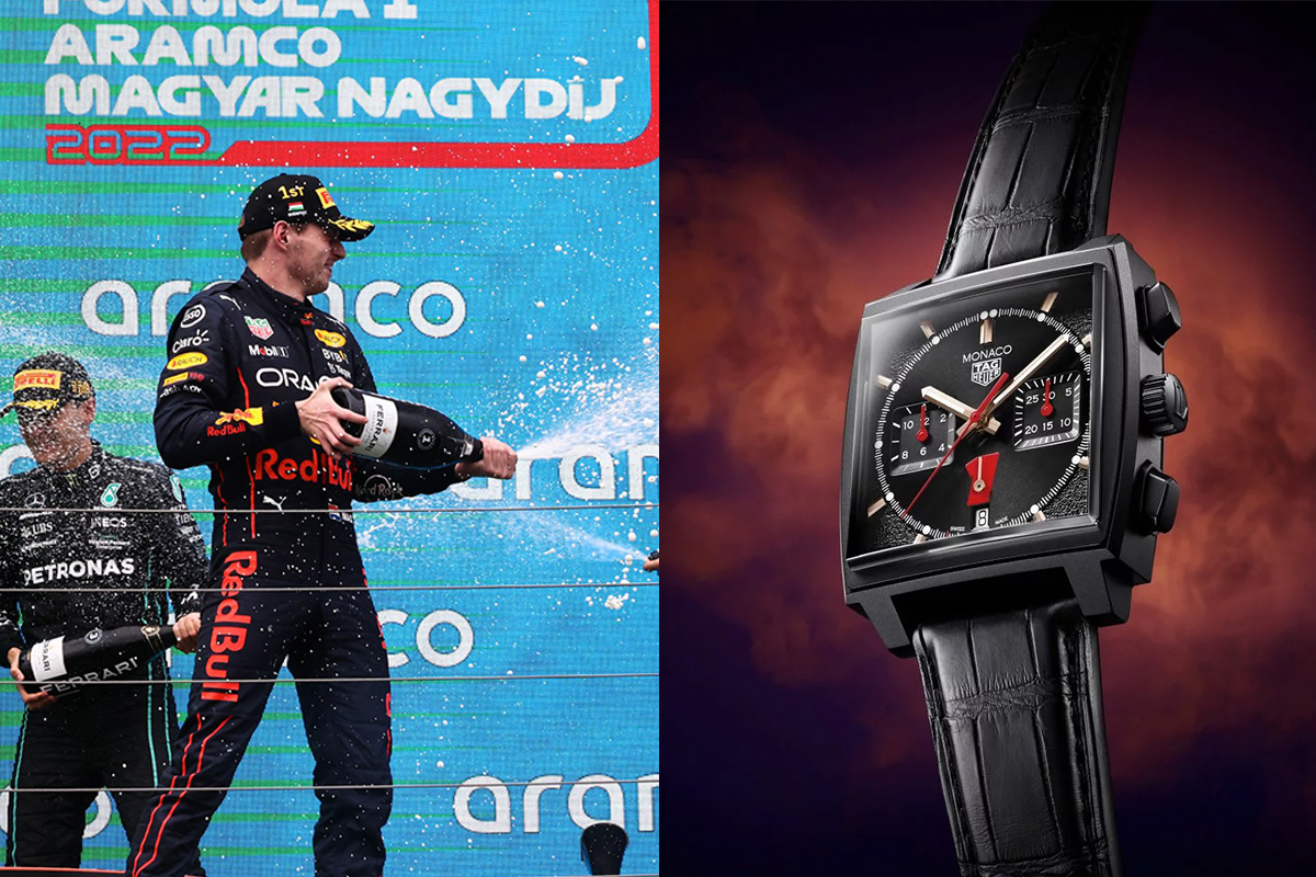 Max Verstappen Continues His Winning Streak With One-Off TAG Heuer Watch