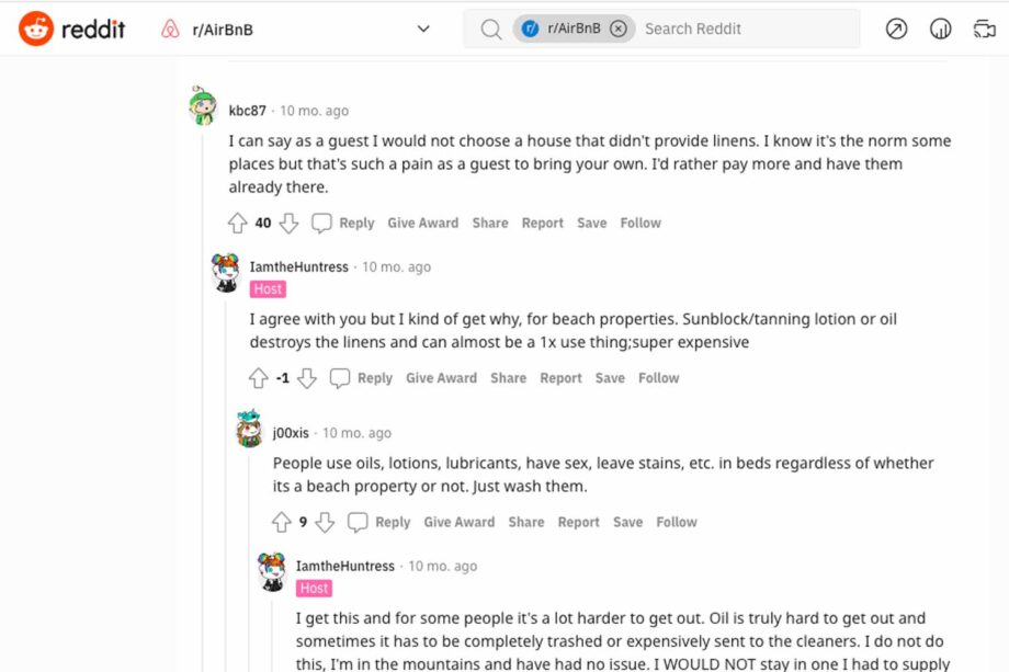 Opinion Airbnbs That Don't Provide Linen Are A Joke
