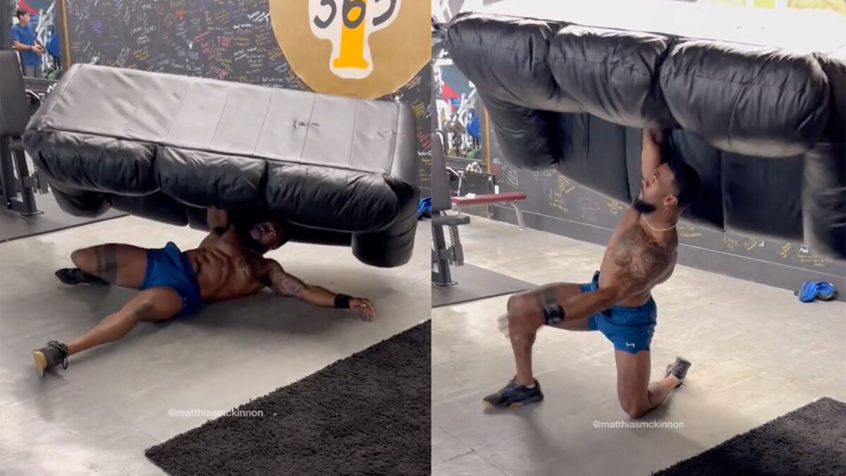 American Man’s Crazy ‘Couch Workout’ Is As Ridiculous As It Is Impressive