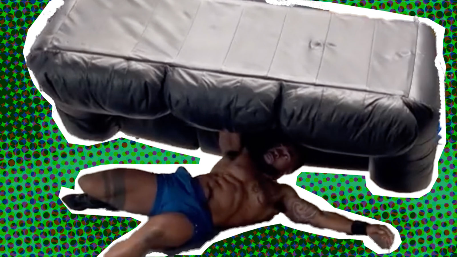 American Man Takes Full Body Training To The Extreme With Crazy ‘Couch Workout’