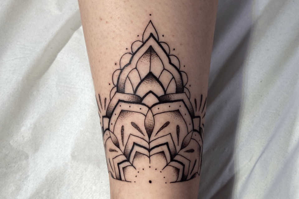 Mandala Small Tattoo Source @andredecamargo via Instagram