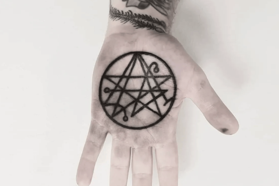 Occult Sigil Small Tattoo Source Josef Batar tattoodo.com