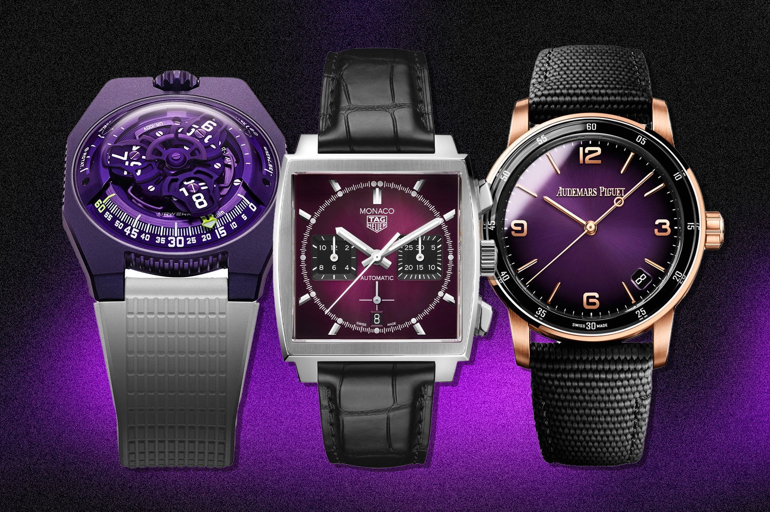 The Next Big Thing In Watches Is… The Colour Purple