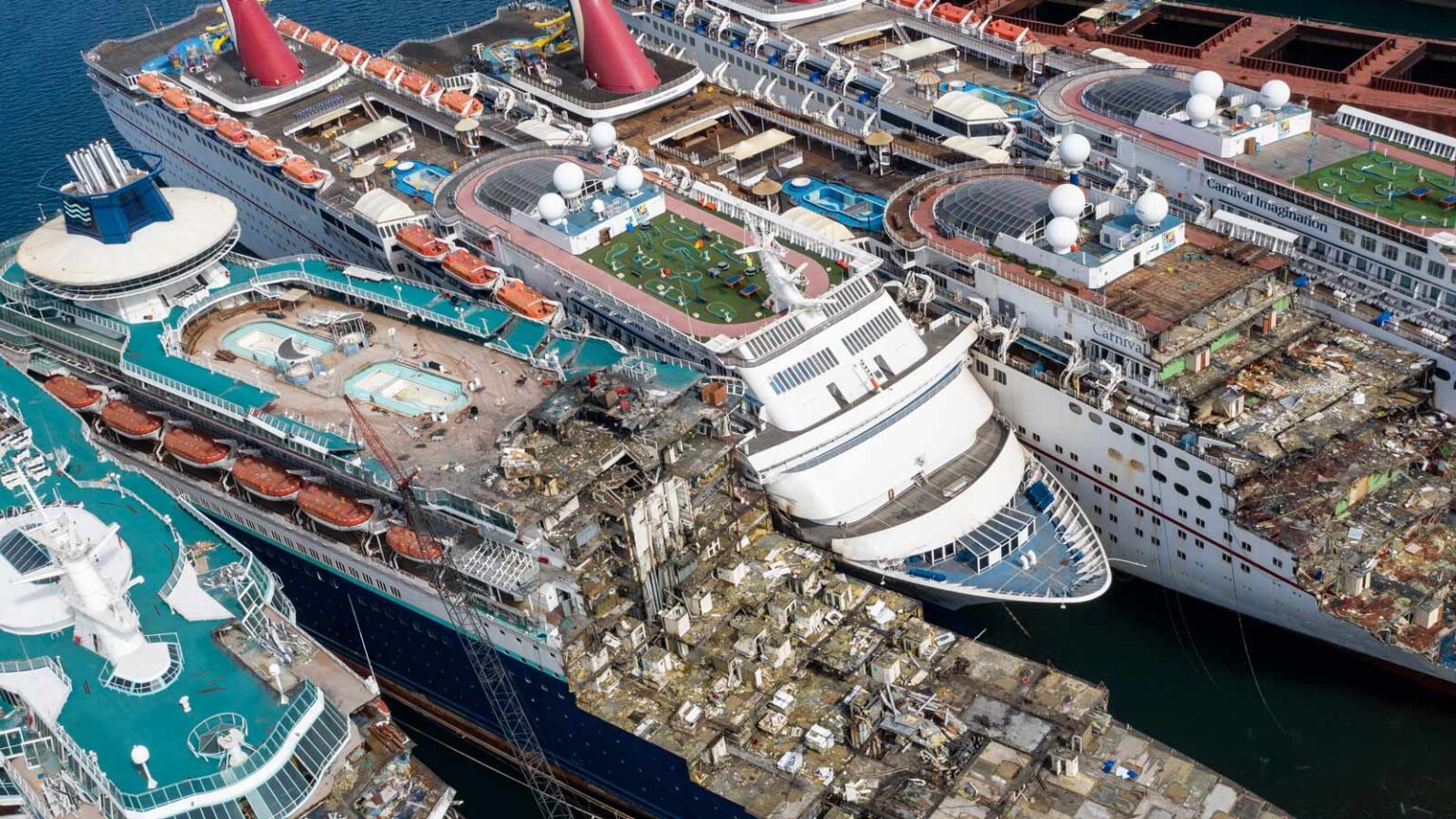 where old cruise ships go to die