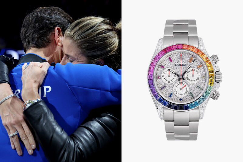 The Only Person With A Cooler Rolex Than Roger Federer Is His Wife