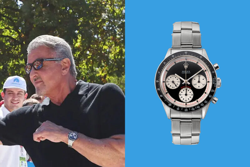 Sylvester Stallone Spotted Wearing The Perfect Vintage Rolex For A Film Star