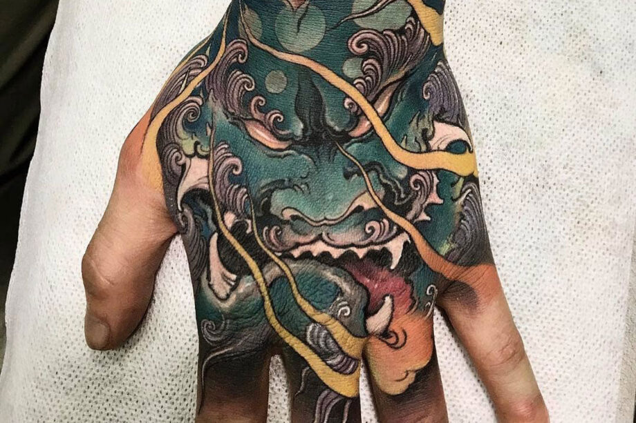 Japanese Hand Tattoo