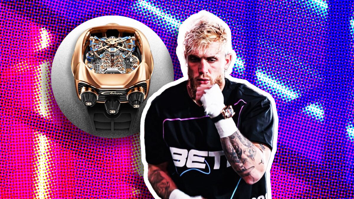 Jake Paul Flexes His Flogness By Wearing $400,000 Jacob & Co Watch In The Gym