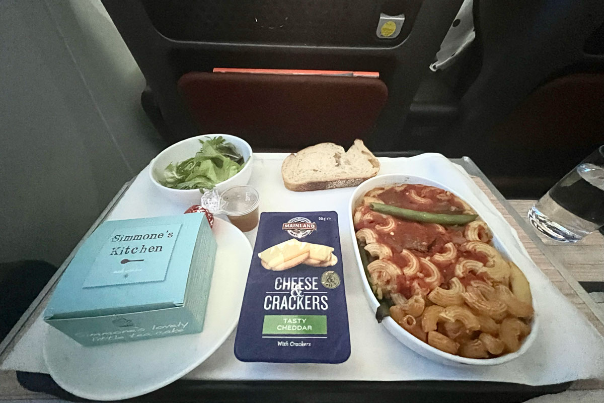 antarctic flights food