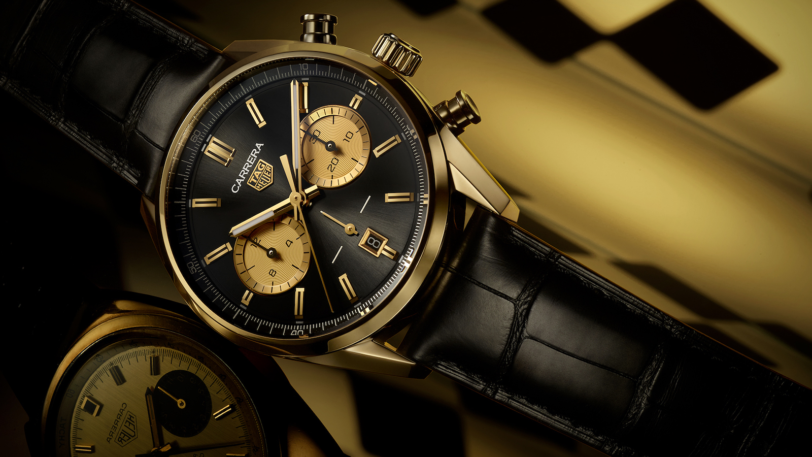 TAG Heuer’s Gold Carrera Is A Throwback To Motorsport’s Glory Days