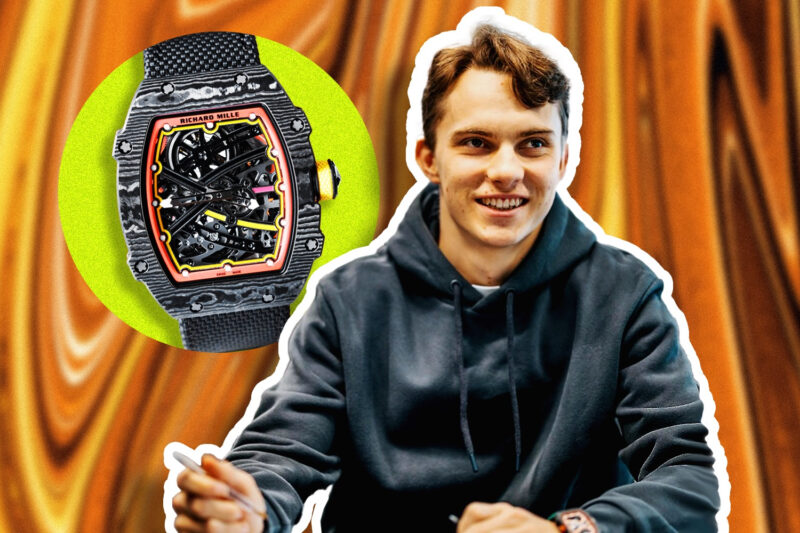 Oscar Piastri Gets His Licence While Wearing A $500,000 Richard Mille Watch