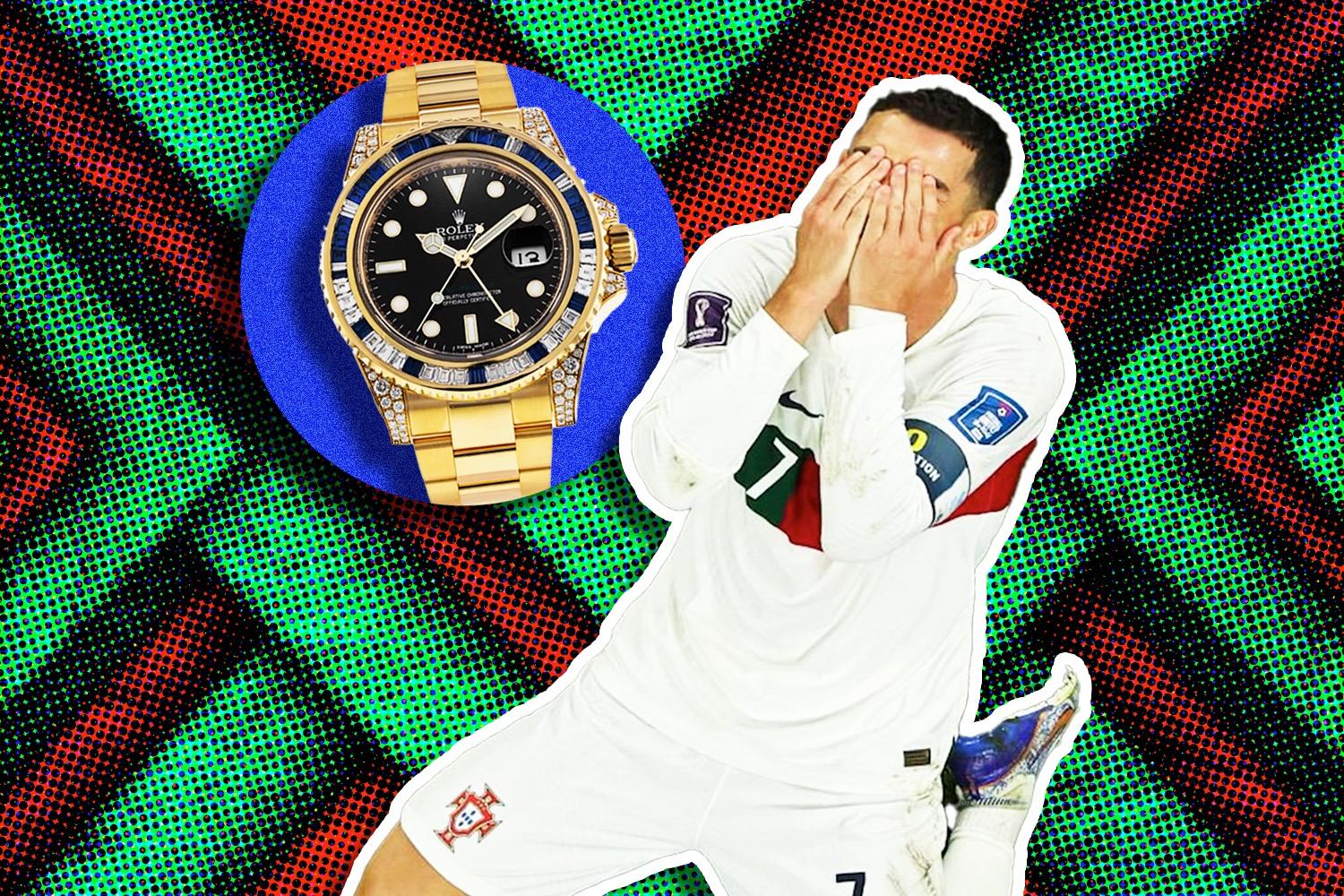 Cristiano Ronaldo Wipes Away World Cup Tears With $200,000 Rolex