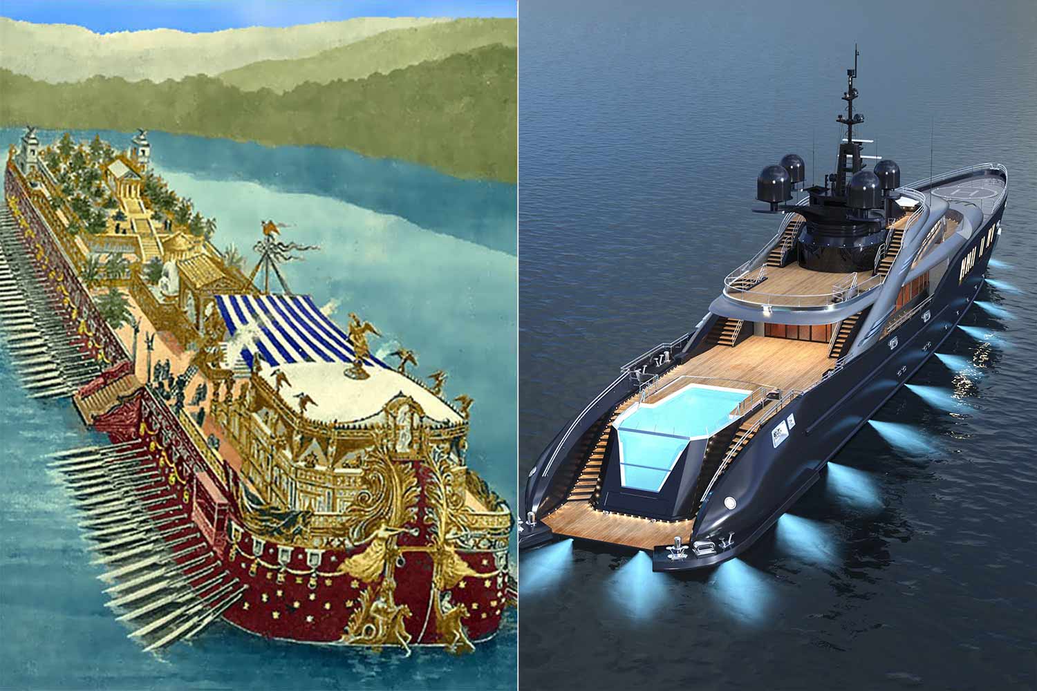 ancient roman yachts