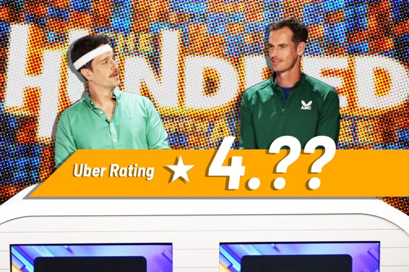 Andy Murray Reveals His Woeful Uber Rating